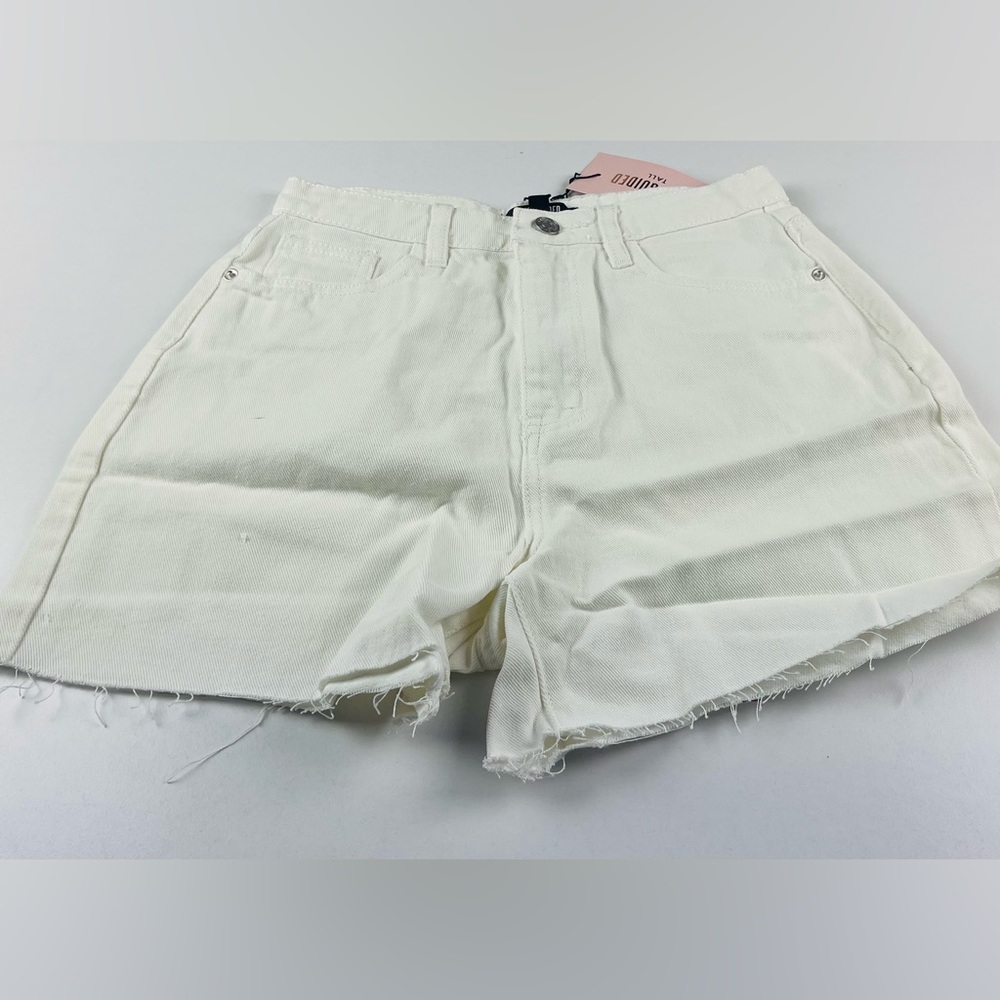 Tall Raw Hem Denim Short